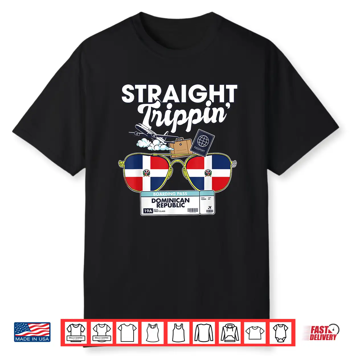 Straight Trippin’ Dominican Republic Vacation Tour Travel Shirt Straight Trippin’ Dominican Republic Vacation Tour Travel Shirt