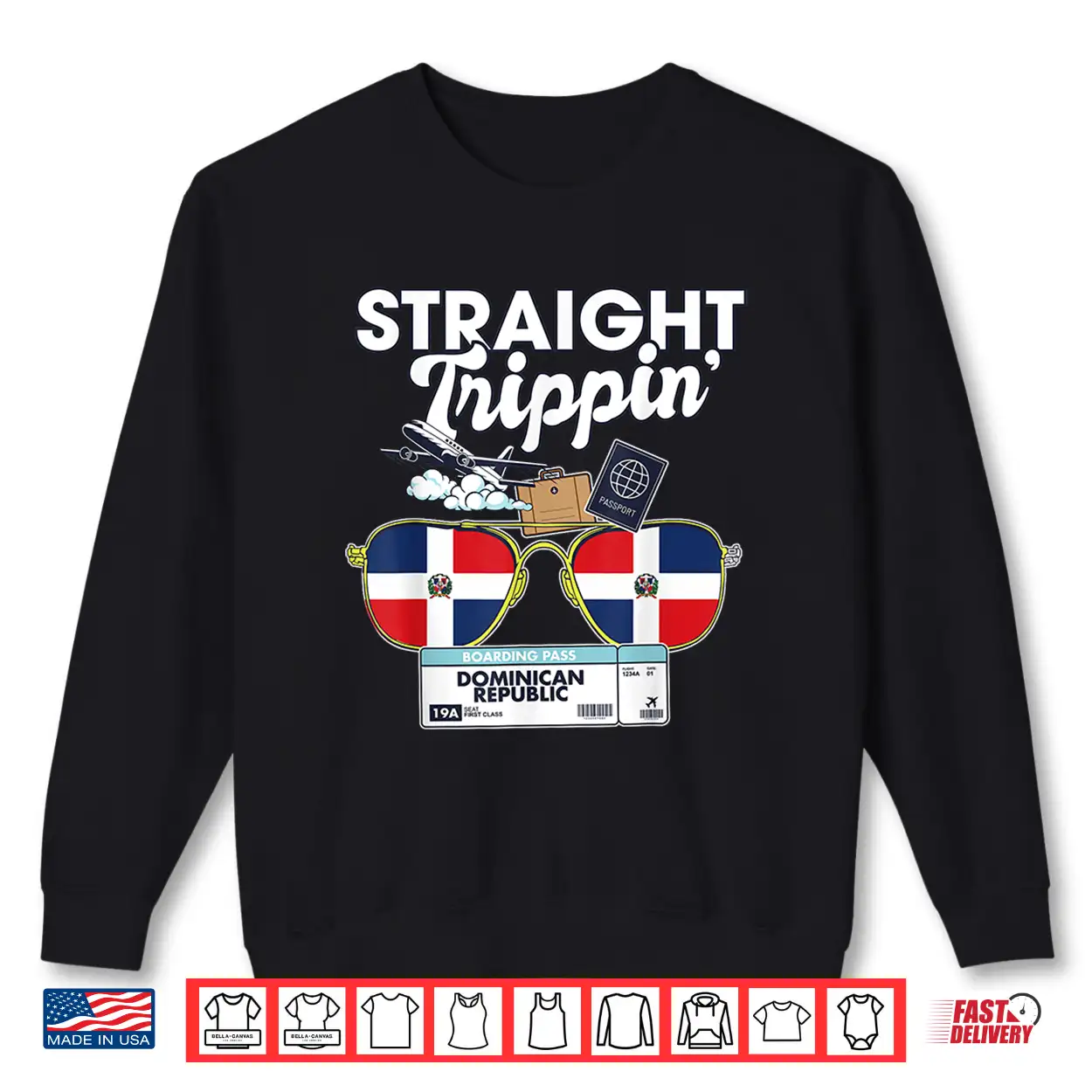 Straight Trippin’ Dominican Republic Vacation Tour Travel Shirt Straight Trippin’ Dominican Republic Vacation Tour Travel Shirt