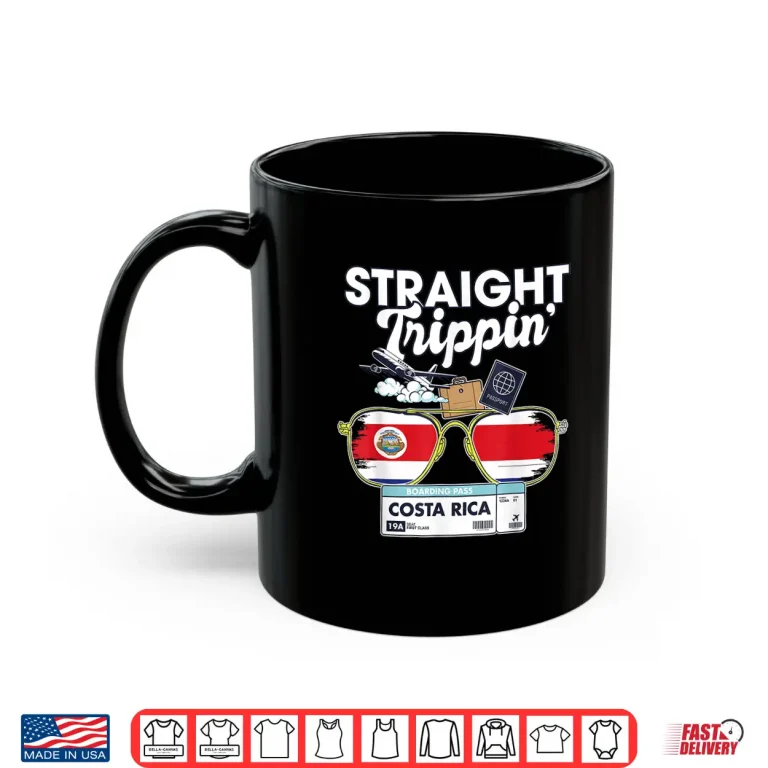 Mug Straight Trippin Costa Rica Vacation Tour Travel Trip Shirt