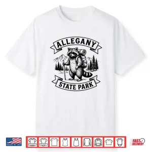 Allegany Hiking Raccoon Backpacking Allegany State Park Shirt