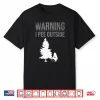 Funny I Pee Outside Gift For Camping Girls Teens Kids Camper Shirt