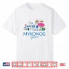 Mykonos Greece Scenic Greek Island Fun Travel Lover Design Shirt
