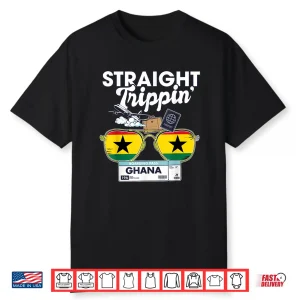 Straight Trippin’ Ghana Vacation Tour Travel Trip Matching Shirt