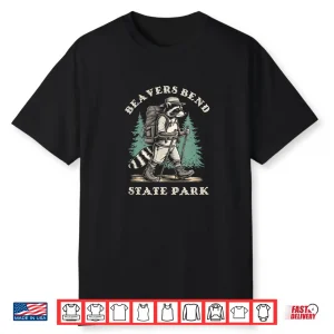 Beavers Bend State Park Oklahoma Hiking Trail Raccoon Shirt