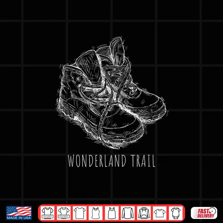 Design Hiking Boots Thru Hiking the Wonderland Trail Shirt