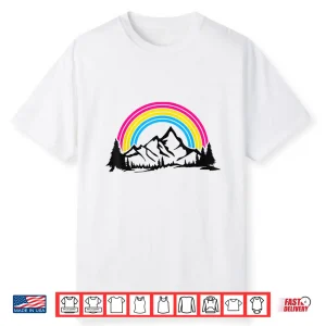 Pan Pride Hiking Camping Backpacking Outdoor Pansexual Lgbt Shirt