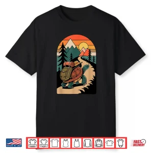 Turtle Hiking Camping Camp Camper Backpacking Shirt