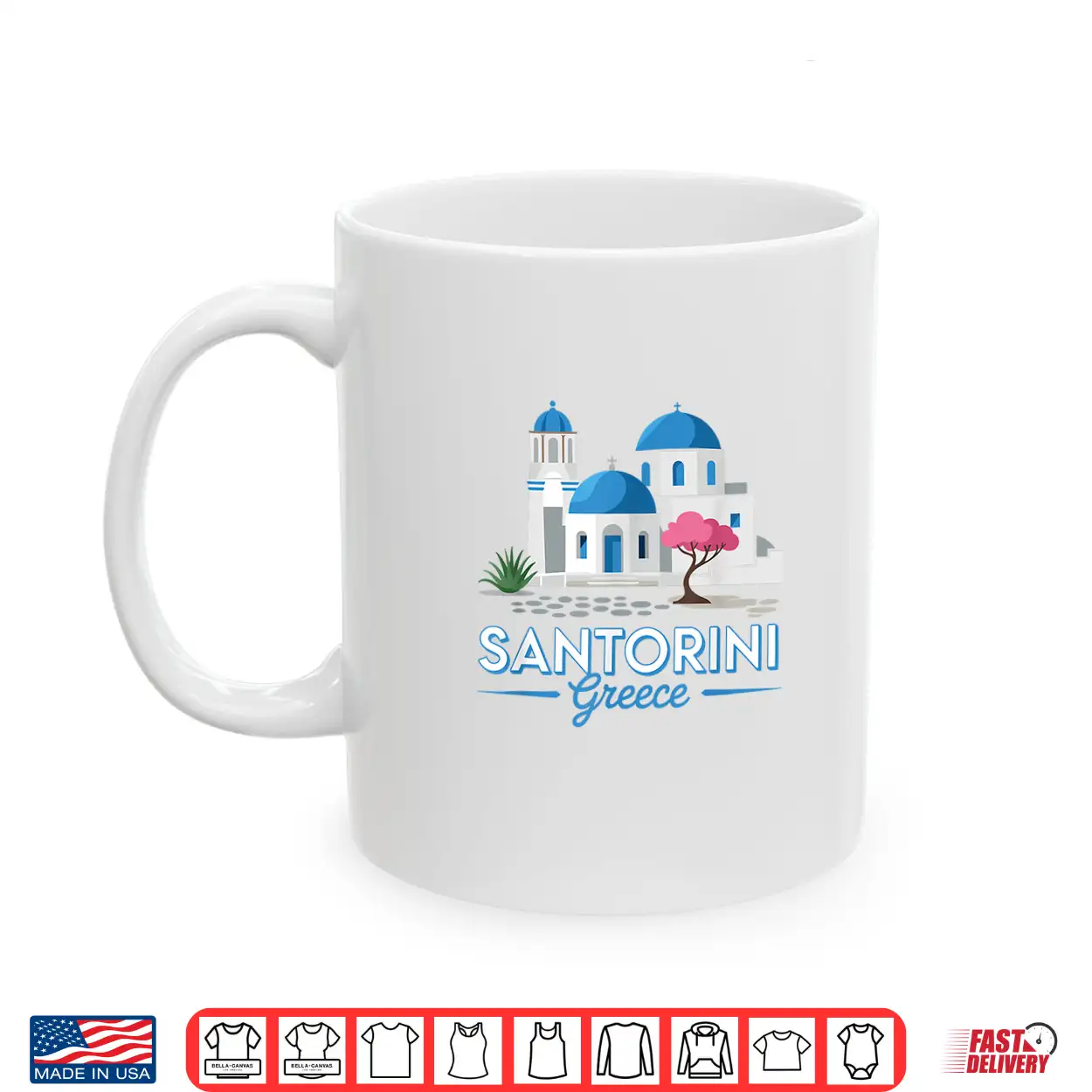 Santorini Greece Scenic Greek Island Fun Travel Design Shirt Santorini Greece Scenic Greek Island Fun Travel Design Shirt