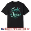 Funny Vintage Mountain Hiking Take A Hike Backpacking Shirt