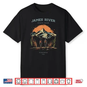 James River State Park Virginia Backpacking Hiking Vintage Shirt