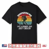 Mens Backpacking Dad Like A Normal Dad Just Cooler Gift For Shirt