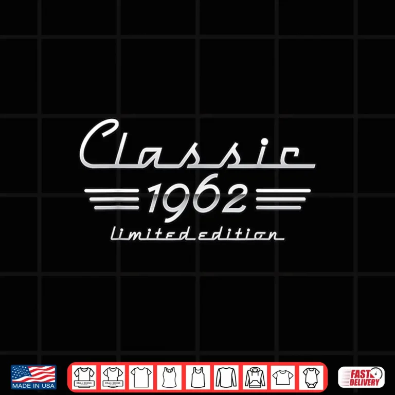 Design 59 Year Old Gift Classic 1962 Limited Edition 59th Birthday Shirt