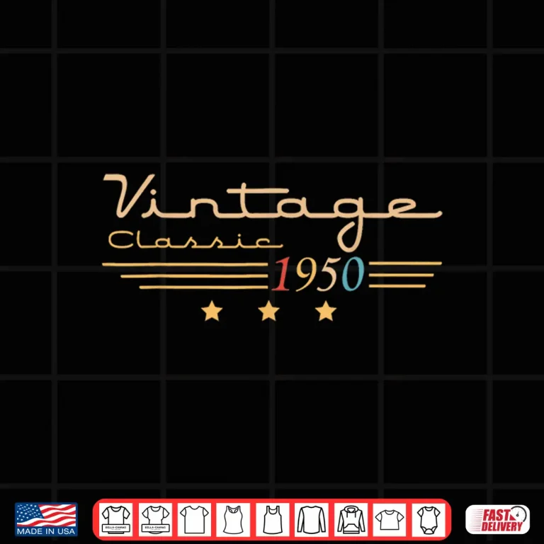 Design 75 Year Old Gift Classic 1950 Limited Edition 75th Birthday Shirt