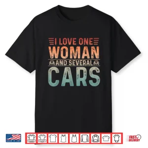 Garage Guys I Love One Woman & Several Cars Mechanic Engine Shirt