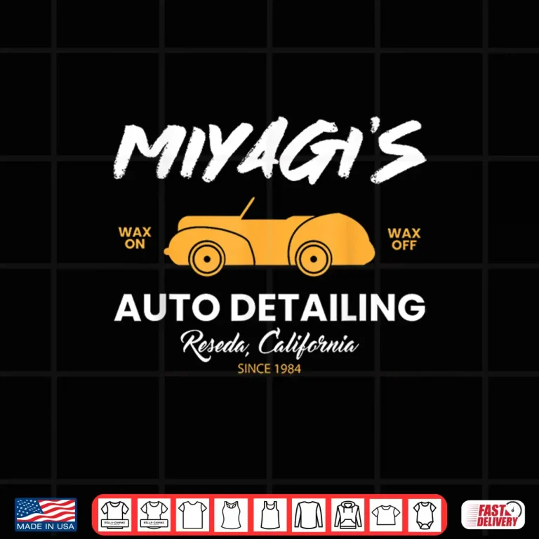 Design Miyagis Auto Detailing Expert Car Care Enthusiast Gear Shirt