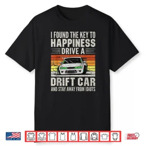 Retro Vintage Funny Japanese Drift Car Drifting Shirt