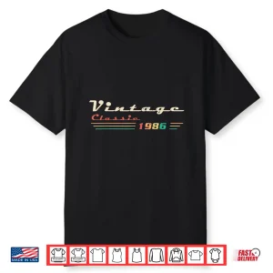 40 Year Old Gift Classic 1986 Limited Edition 40Th Birthday Shirt