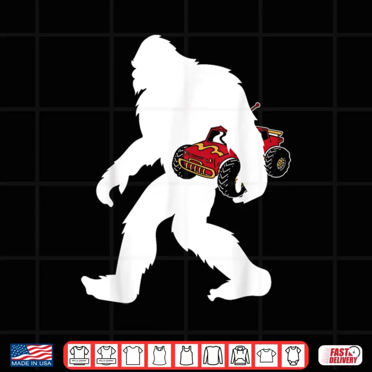 Design RC Car Enthusiast Remote Control Yetti Sasquatch Big Foot Shirt
