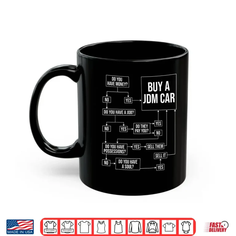 Mug Buy A JDM Car Funny Car Guy Japanese Car Enthusiast Shirt