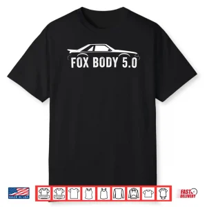 Foxbody 5.0 American Stang Muscle Car Shirt
