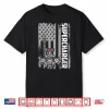 Usa Flag Supercharger American Drag Racing Engine Horsepower Shirt