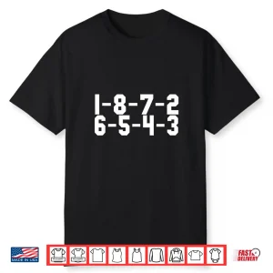 V8 Engine 1 8 7 2 6 5 4 3 Fire Order Shirt