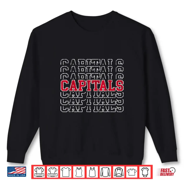 Sweatshirt Capitals Vintage Gifts for Men Women Boys Girls Kids Shirt