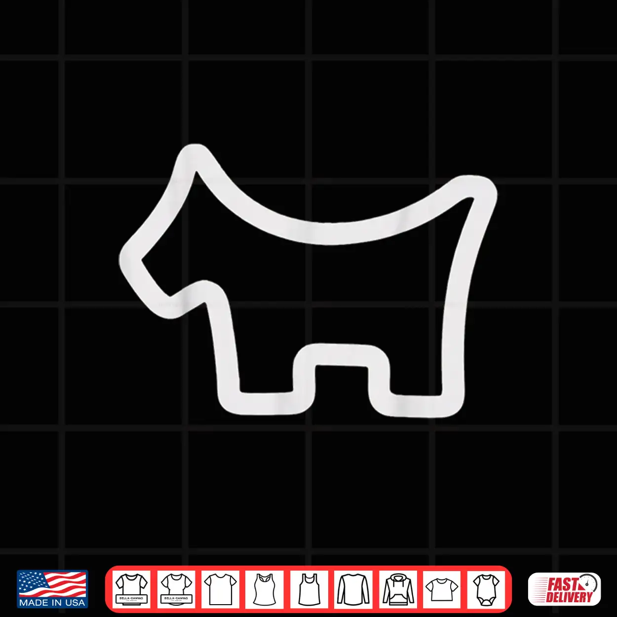 Scottie Dog White Shirt Scottie Dog White Shirt