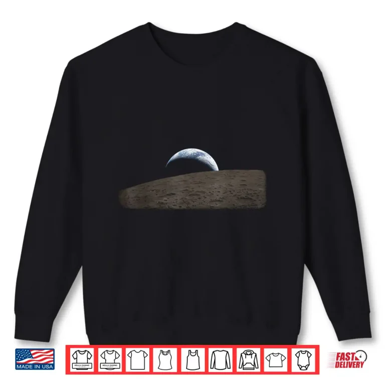 Sweatshirt Earths 2026 Selfie Photo Taken by Artemis II Astronauts Shirt 3