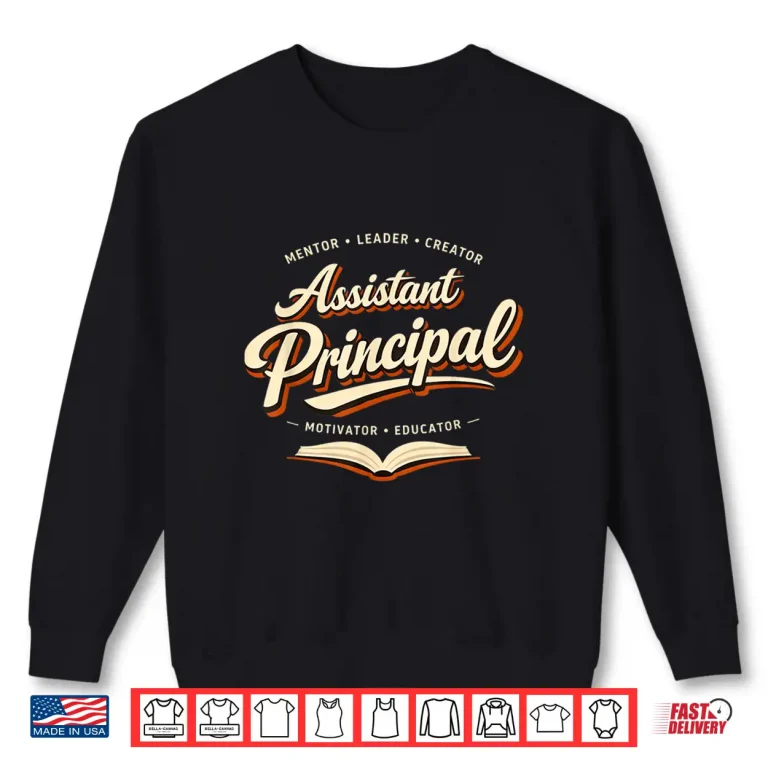 Sweatshirt Groovy Assistant Principal Teacher Appreciation Week Shirt 3