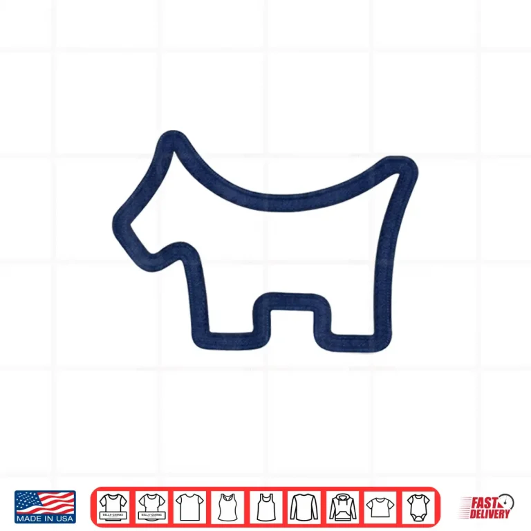 Design Scottie Blue Dog Shirt 3