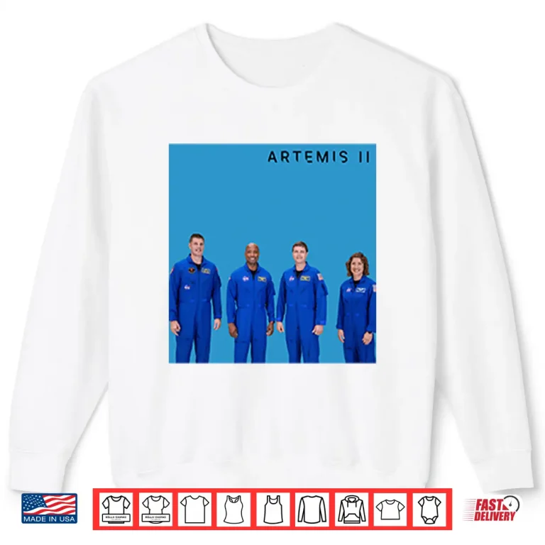 Sweatshirt Artemis II Astronaut NASA Mission Shirt