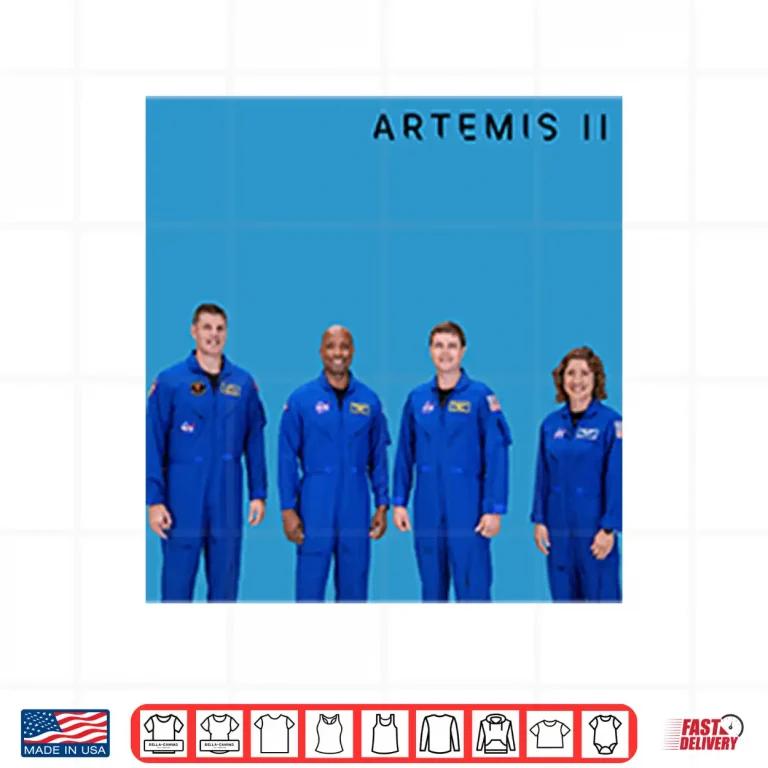 Design Artemis II Astronaut NASA Mission Shirt
