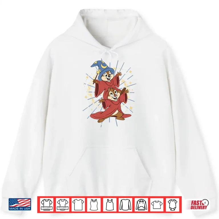 Hoodie Chip And Dale Wizard Shirt