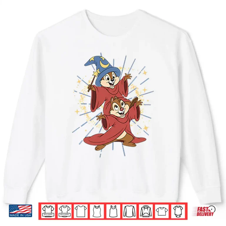 Sweatshirt Chip And Dale Wizard Shirt