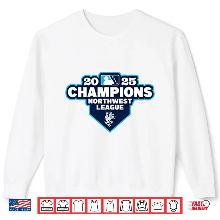 Sweatshirt Everett AquaSox 2025 Northwest League Champions Shirt