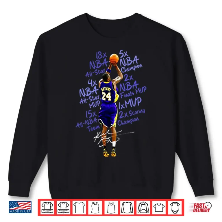 Sweatshirt Kobe Bryant Achievements Shirt