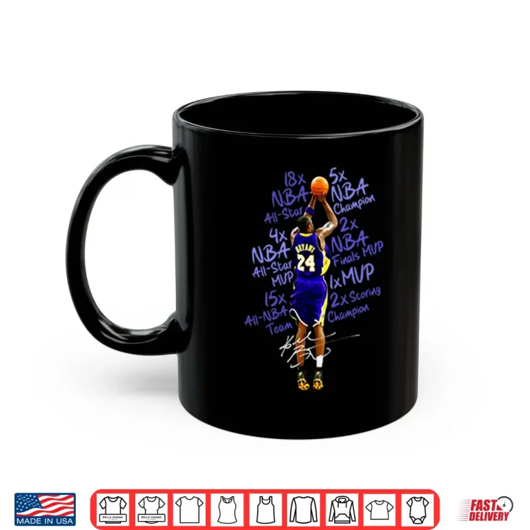Mug Kobe Bryant Achievements Shirt