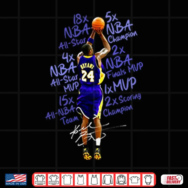 Design Kobe Bryant Achievements Shirt