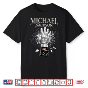 Michael Jackson King Of Pop Halftone Glove Shirt