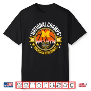 Michigan Wolverines National Champions Circle Shirt