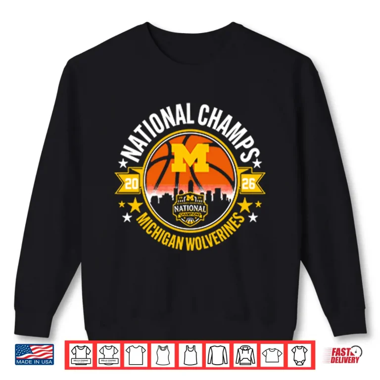 Sweatshirt Michigan Wolverines National Champions Circle Shirt