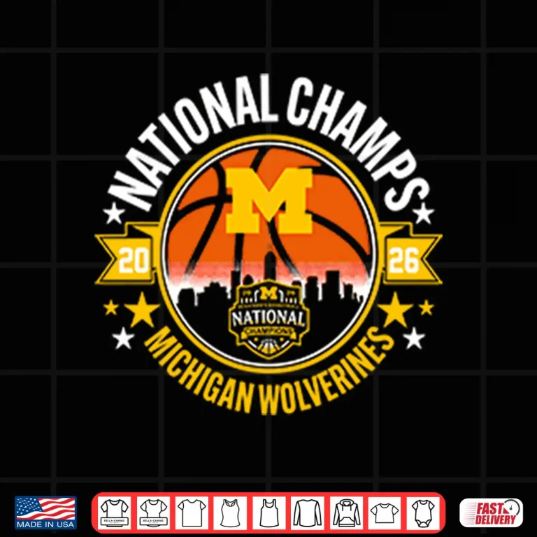 Design Michigan Wolverines National Champions Circle Shirt