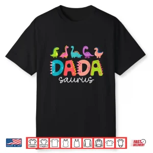 Dadasaurus T Rex Dinosaur Papa Dada Saurus Family Matching Shirt