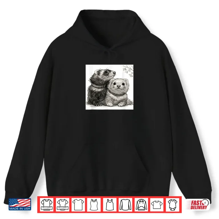 Hoodie Ferret Pals Shirt