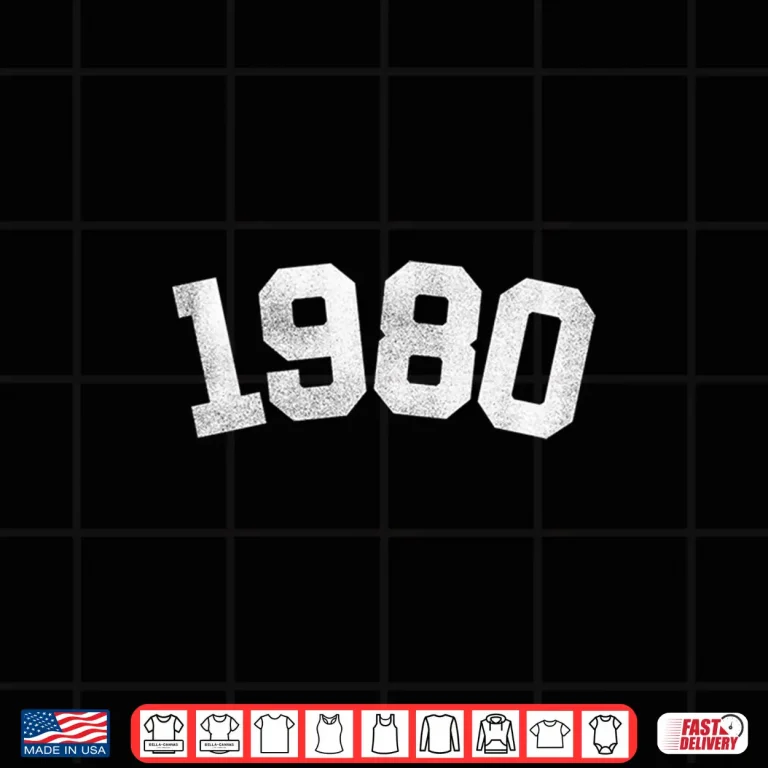 Design 1980 Vintage 46th Birthday 46 Years Old Shirt