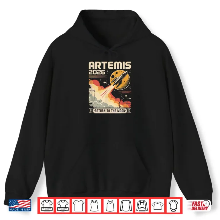 Hoodie Artermis 2026 Return To The Moon Shirt