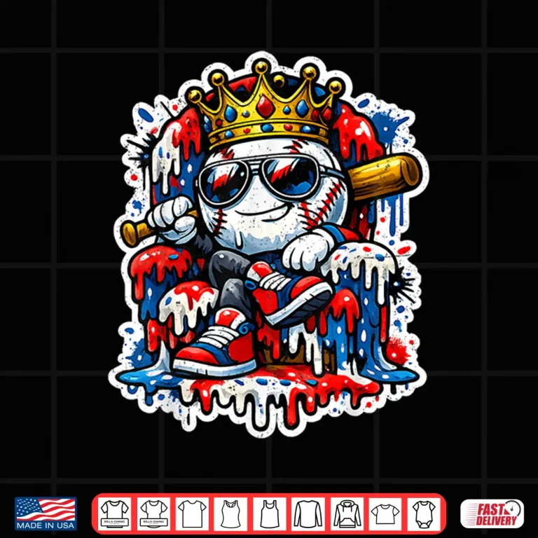 Design Cute Baseball Style Apparel for Youth Kids Birthday Drip Shirt