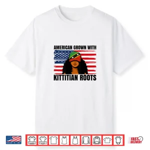 Kittitian Roots American Grown Girl Pride St Kitts Heritage Shirt