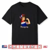 Proud Strong Paraguayan Girl Woman Girlfriend Paraguay Flag Shirt